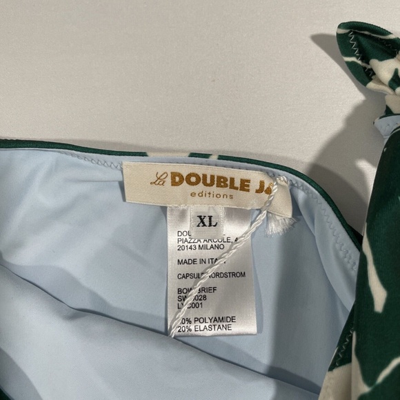 NWT La DoubleJ [ XL ] Monstera Rose‎ Leaf Reversible Bikini Bottom - Picture 8 of 12